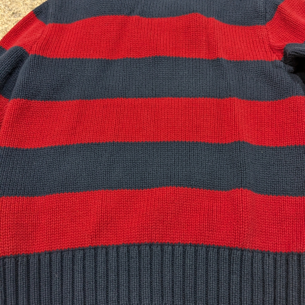 Polo by Ralph Lauren Navy and Red Crewneck Sweater